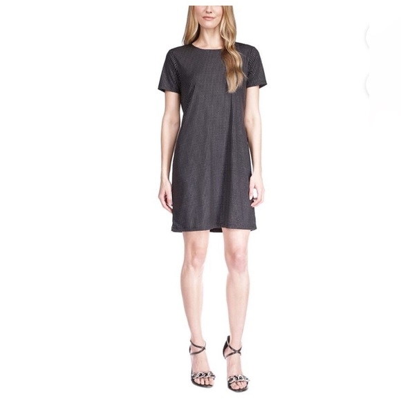 MICHAEL MICHAEL KORS Petite Metallic- Studd/Dot T-Shirt Dress - Picture 1 of 7